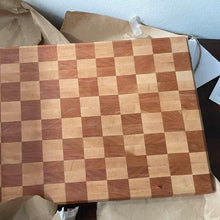 Load image into Gallery viewer, Classic end grain board (chessboard pattern)