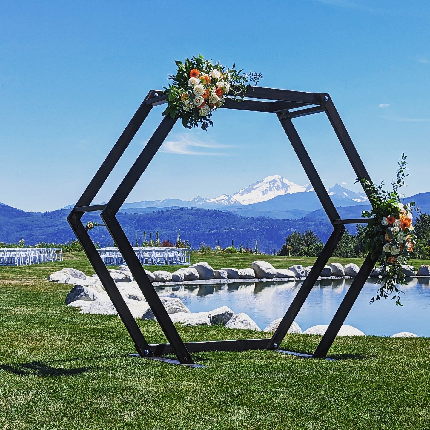 Hexagon wedding arch plans 60 photos - Vianawedding.com