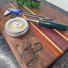 Load image into Gallery viewer, Walnut, Padauk, Purple Heart, and Maple accent