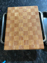 Load image into Gallery viewer, Classic end grain board (chessboard pattern)