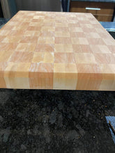 Load image into Gallery viewer, Classic end grain board (chessboard pattern)