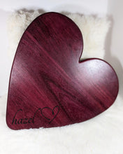 Load image into Gallery viewer, Heart Shaped Chopping Board
