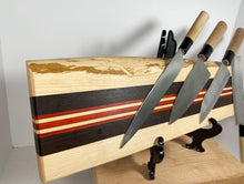 Load image into Gallery viewer, Live edge Magnetic Knife Block