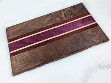 Load image into Gallery viewer, Walnut, Padauk, Purple Heart, and Maple accent